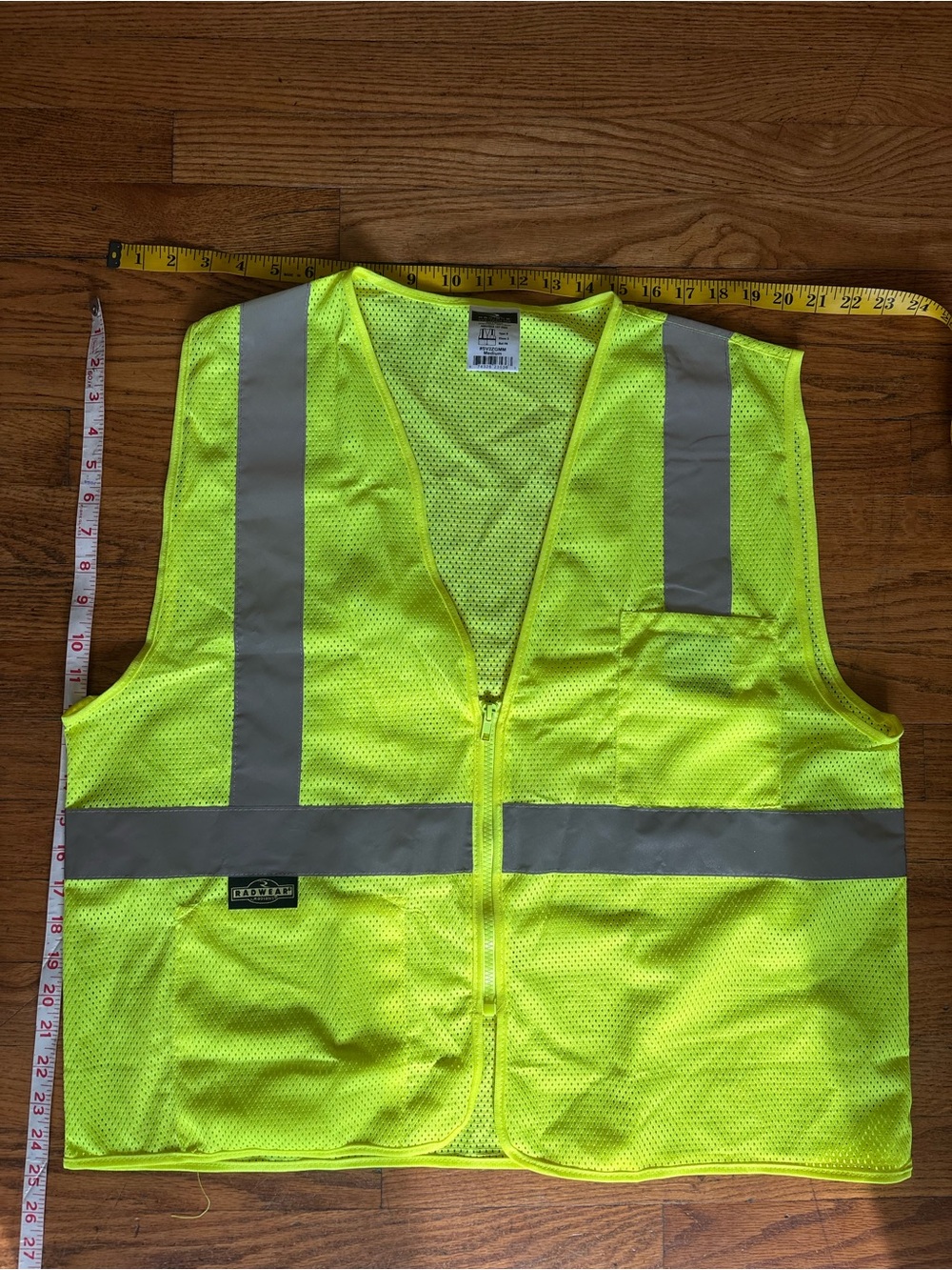 Hi-Vis Safety Vest with Reflective Stripes size M